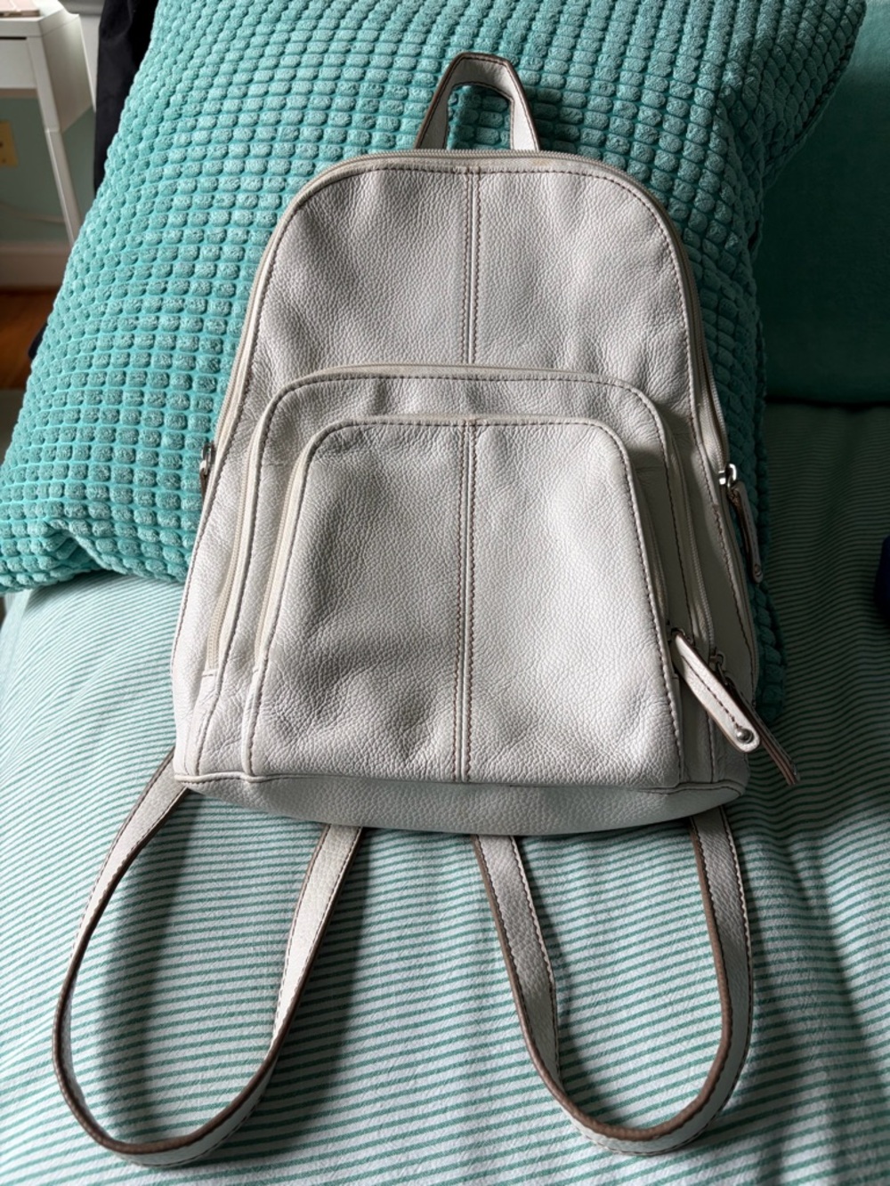 Tiganello’s Pebbled Leather Backpack